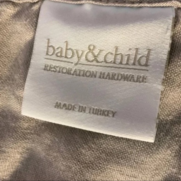 Restoration Hardware Light Gray Quilted Bedding - Picture 3 of 6